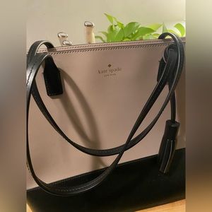 Kate Spade Tote Bag Black & Cream